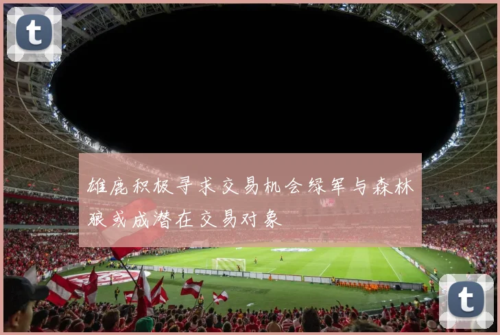 雄鹿积极寻求交易机会绿军与森林狼或成潜在交易对象